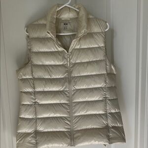 Uniqlo Women's Cream down Vest